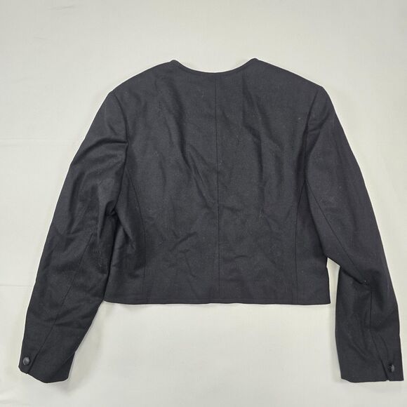 Pendleton Women's Black Button Blazer Jacket Size 10 Career Business Workwear - Picture 2 of 10